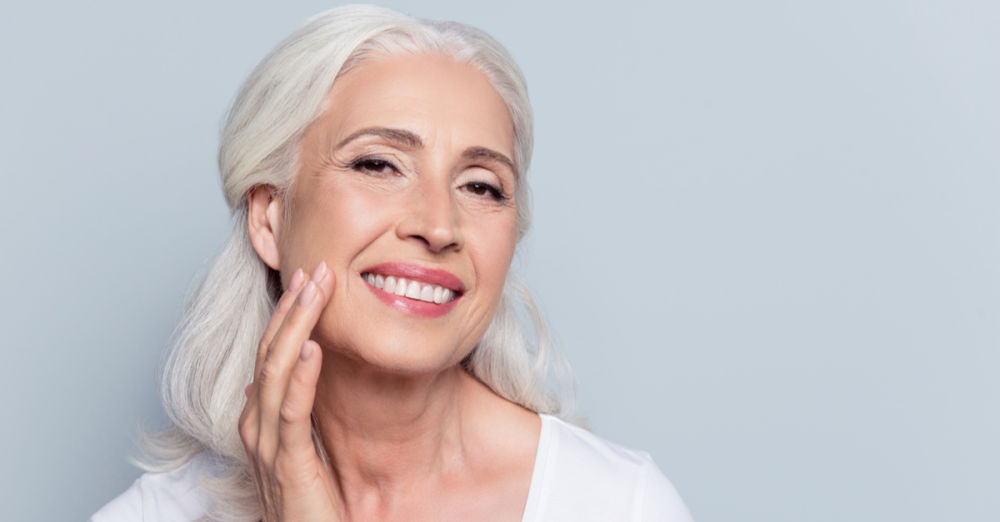 older woman - dental implants haverhill ma